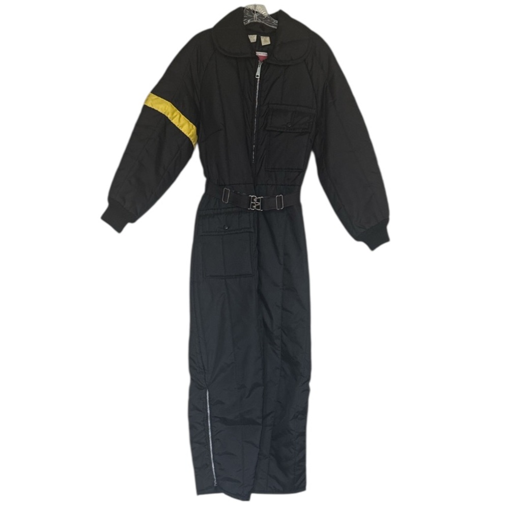 JCPENNEY Snowmobile Apparel Women's Black One Piece Snowsuit Medium (12-14)